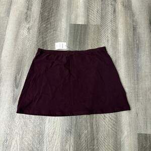 Cotton On Burgundy Mini Skirt NWT